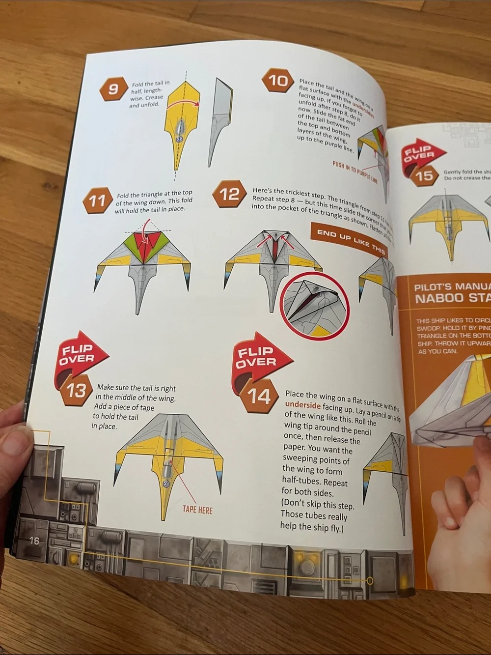 Star Wars Folded Flyers book- makes 30 paper Starfighters